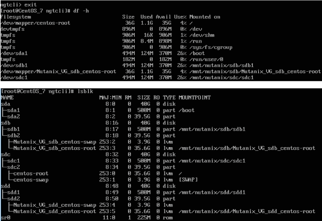 nutanix self service restore